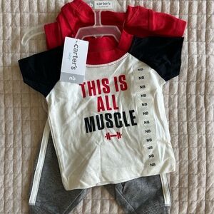 Carter's Baby Graphic Tee and Pants Set